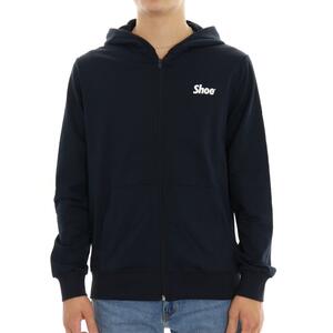 FELPA ZIP SHOESHINE BLU